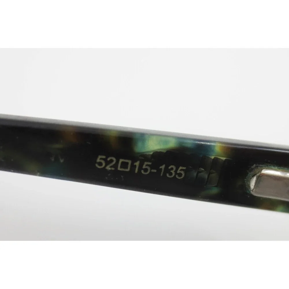 Vera Wang Eyeglasses Black Teal Tortoise Floral Rhinestone Frames 52-15-135